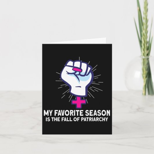 Frauen Empowerment Pro-choice Pro-Abortio Karte (Vorderseite)