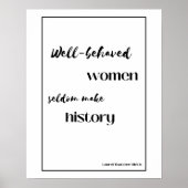 Frauen Empowerment Wall Art, Inspiration Poster (Vorne)