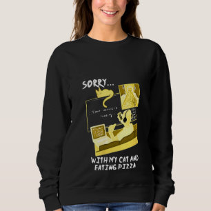 Frauen entschuldigen sich nicht mit meiner Katze u Sweatshirt
