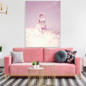 Frauen entspannen sich am Strand Leinwanddruck (Insitu (Wohnzimmer))