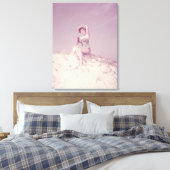 Frauen entspannen sich am Strand Leinwanddruck (Insitu (Schlafzimmer))