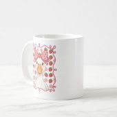 Frauen Erdbeergans Sommer Schleife Kaffeetasse (Vorderseite Links)