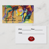 Frauen-Erfahrung Terminkarte (Vorne/Hinten)