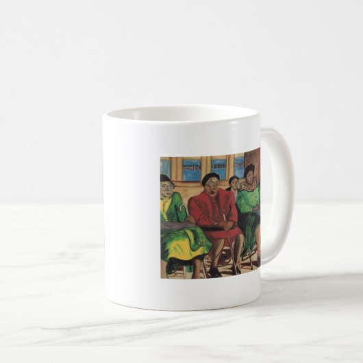 Frauen erhalten durch Alice Patrick müde Kaffeetasse (VorderseiteRechts)