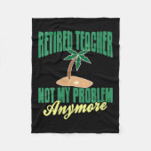 Frauen ermüden Lehrer nicht mehr mein Problem Humo Fleecedecke (Vorderseite)