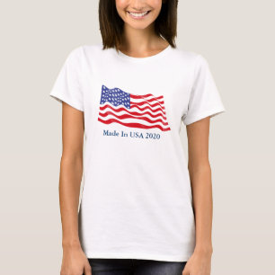 Frauen ernten Panzer oberster Flagge T-Shirt