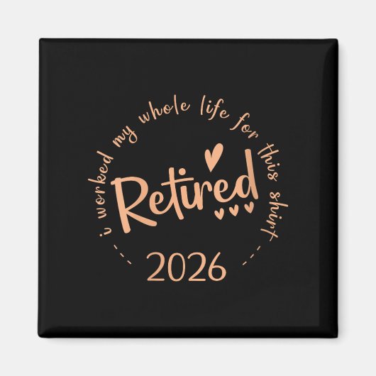 Frauen erschöpft 2026 habe ich mein ganzes Leben l Magnet (Vorne)