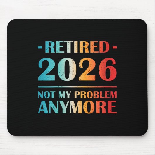 Frauen erschöpft 2026 Nicht mein Problem noch lust Mousepad (Vorne)