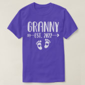 Frauen Erstmaliges Granny 2022 Schwangerschaftsank T-Shirt (Design vorne)