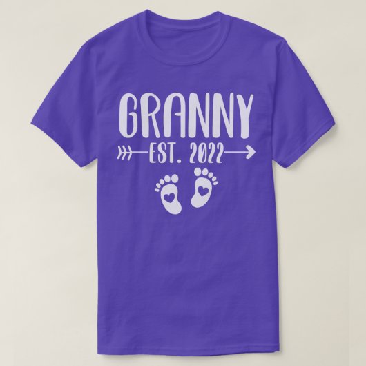 Frauen Erstmaliges Granny 2022 Schwangerschaftsank T-Shirt (Design vorne)