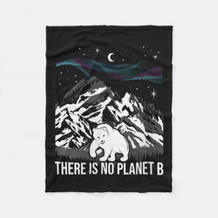 Frauen es gibt keinen Planeten B - Umwelt Fleecedecke