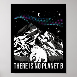 Frauen es gibt keinen Planeten B - Umwelt Poster