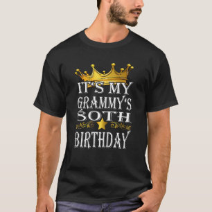 Frauen Es ist der 80. Geburtstag von My Grammy Cro T-Shirt