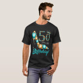 Frauen es ist mein 50. Schuhkrone Happy 50. Geburt T-Shirt (Vorne ganz)