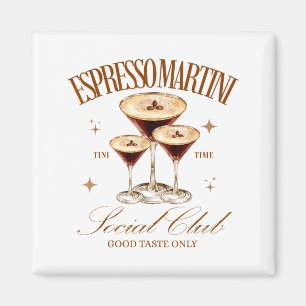 Frauen Espresso Martini Social Club Trinkschwanz  Magnet