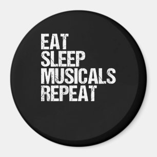 Frauen essen schlafende Musicals wiederholen Broad Magnet