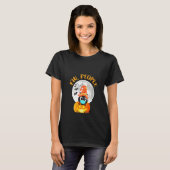 Frauen Ew Leute Halloween Katze T-Shirt (Vorne ganz)