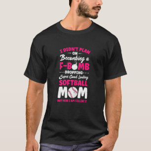 Frauen  F Bombe fallen lassen Gut aussehende Softb T-Shirt