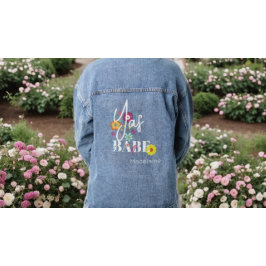 Frauen Fabulous Flamingo Thema Pink Jeansjacke