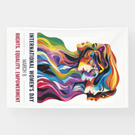 Frauen Faces Art | Internationaler Frauentag | IWD Banner