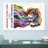 Frauen Faces Art | Internationaler Frauentag | IWD Banner (Messe)