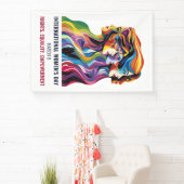 Frauen Faces Art | Internationaler Frauentag | IWD Banner (InSitu)