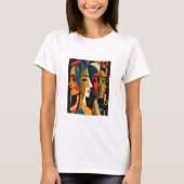 Frauen Faces T-Shirt (Vorderseite)