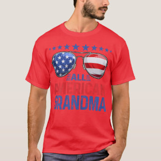 Frauen Familie Matching Sunglusses ganz Amerika Gr T-Shirt