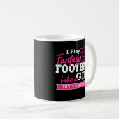 Frauen-Fantasie-Fußball-Team-Kaffee-Tasse Kaffeetasse (VorderseiteRechts)