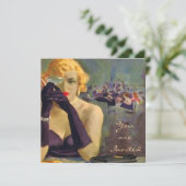 Frauen Fatale ~ Einladungen (Stehend Vorderseite)