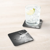 Frauen-Fechten Getränkeuntersetzer (Rechte Seite)