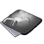 Frauen-Fechten Laptopschutzhülle (Vorne Knopf)