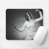 Frauen-Fechten Mousepad (Mit Mouse)