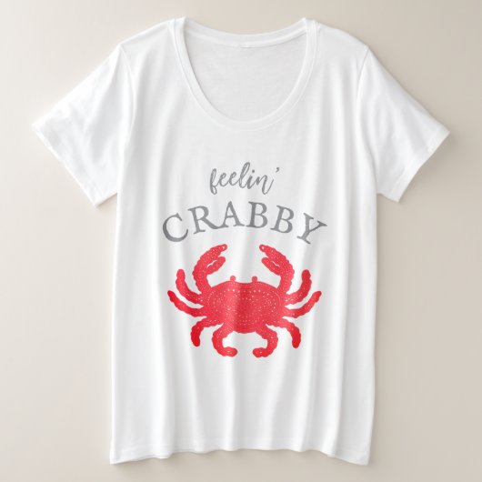 Frauen Feelin Crabby T-Shirt (Design vorne)