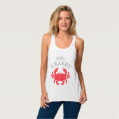 Frauen Feelin Crabby Tank Top (Vorderseite Vollansicht)