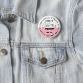 Frauen feiern | Frauentag Button (Beispiel)