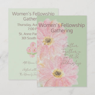 Frauen-Fellowship | Rosa Gerber-Daisy Flat Einladung