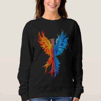 Frauen "Feuer und Eis" Phoenix Rising Sweatshirt
