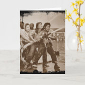 Frauen Feuerwehrleute Pearl Harbor 7. Dezember Karte (Gelbe Blume)