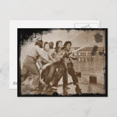 Frauen Feuerwehrleute Pearl Harbor 7. Dezember Postkarte (Vorne/Hinten)