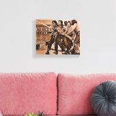 Frauen Feuerwehrmänner Pearl Harbor 7. Dezember Leinwanddruck (Insitu (Wohnzimmer))