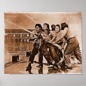 Frauen Feuerwehrmänner Pearl Harbor 7. Dezember Poster (Vorne)
