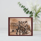 Frauen Feuerwehrmänner Pearl Harbor 7. Dezember Postkarte (Stehend Vorderseite)