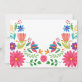 Frauen Fiesta Party Einladung (Rückseite)