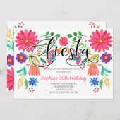 Frauen Fiesta Party Einladung (Vorne/Hinten)