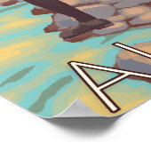 Frauen Fischen - Katmai, Alaska Poster (Ecke)