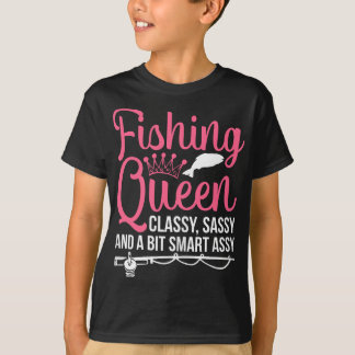 Frauen Fischen von Mädchen Bass Fischen T-Shirt