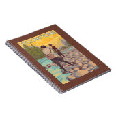 Frauen Fischen - Yellowstone-Nationalpark Notizblock (Rechte Seite)