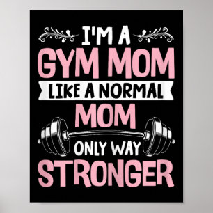 Frauen Fitness Muskel Trainingsübungen Fitness Mam Poster
