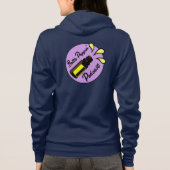Frauen Flasche Poppin Podcast hoodie (Rückseite)